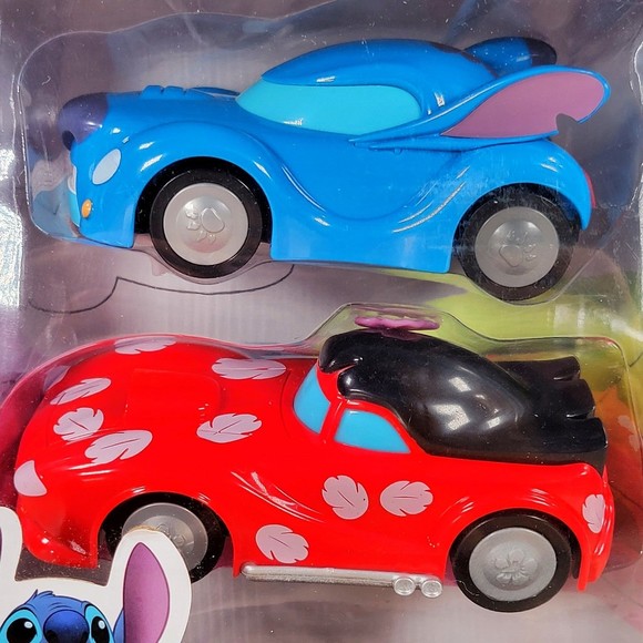Disney Pixar Lilo and Stitch Friction Cars 1:32 Action and Speed Set of 2 New - Picture 9 of 9
